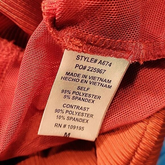 BRAND NEW LONG SLEEVES MESH INSERT HIGH NECK SOLID SHEER THONG SNAP BODYSUIT - Picture 15 of 16